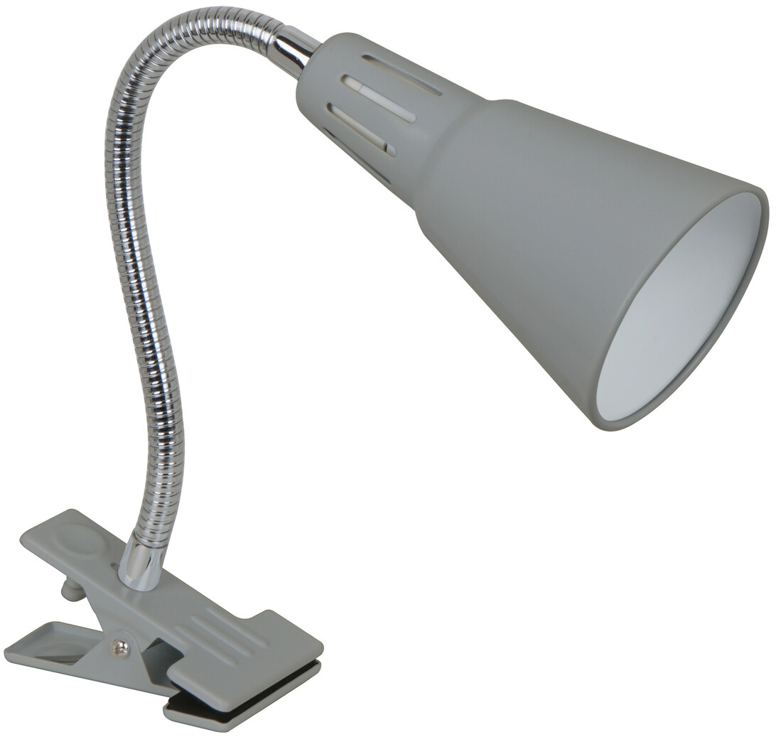 fLEXO PINZA PLATA 1xE14 FLEXI LEDESMA