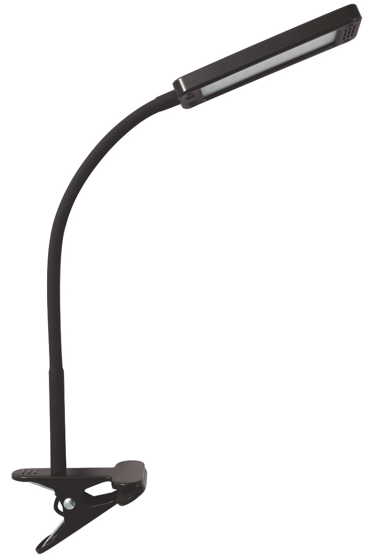 fLEXO LED PINZA ORIENTABLE NEGRO 6W 3200K
