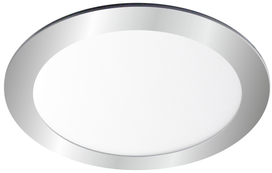 dOWNLIGHT LED REDONDO EMP. 6W PLATA 4000K       