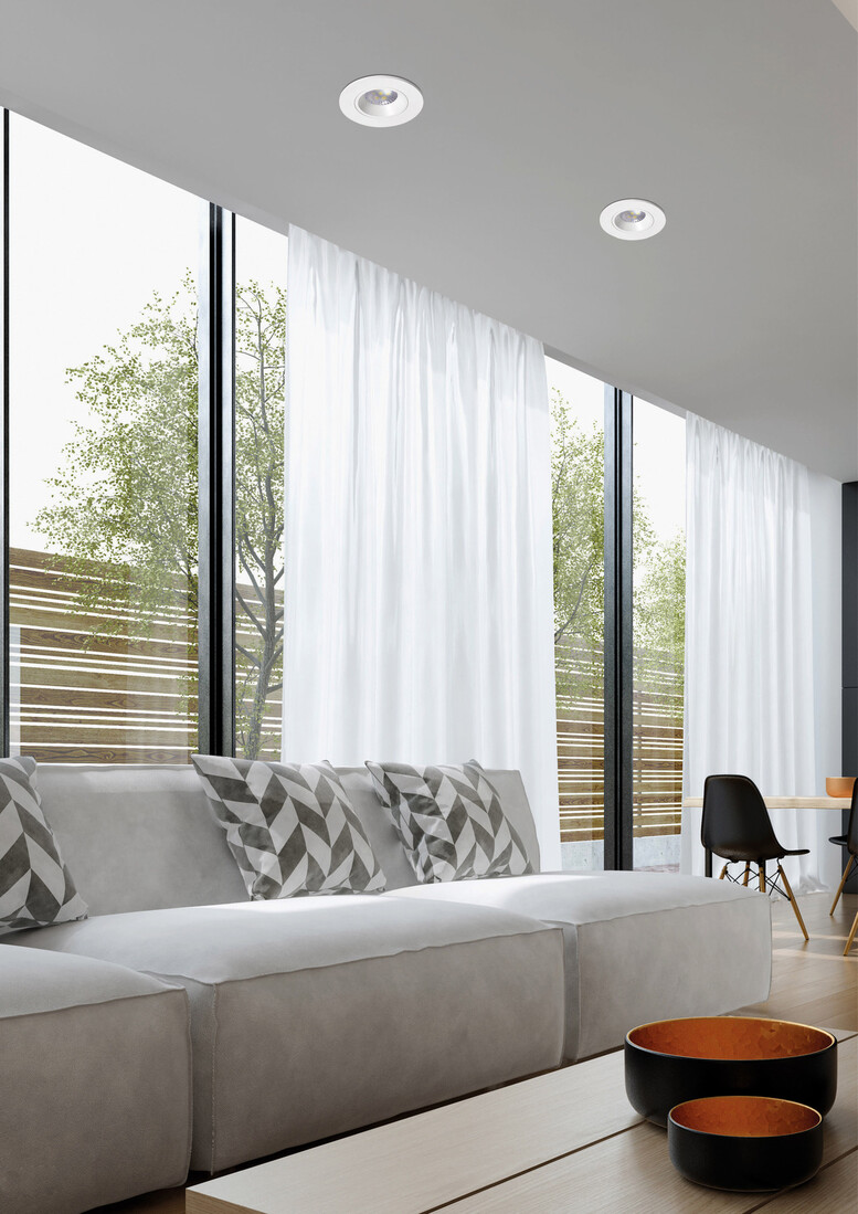 aRO REDONDO EMPOTRABLE BLANCO AIRE ø110mm        