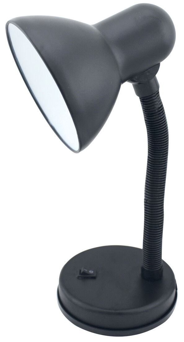 fLEXO SOBREMESA E27 NEGRO CUERPO FLEXIBL        