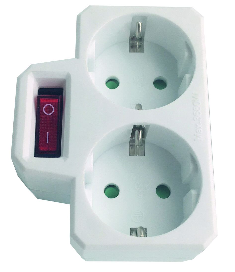 dOBLE CON INTERRUPTOR GSC ADAPTADOR     