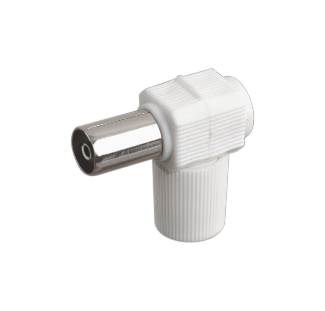 cONECTOR ACODADO TV HEMBRA 9,5mm DH        