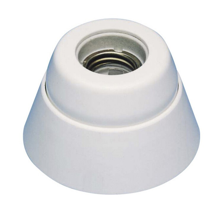 pORTALAMPARAS E27 RECTO PORCELANA SOLO EXPORTACION        