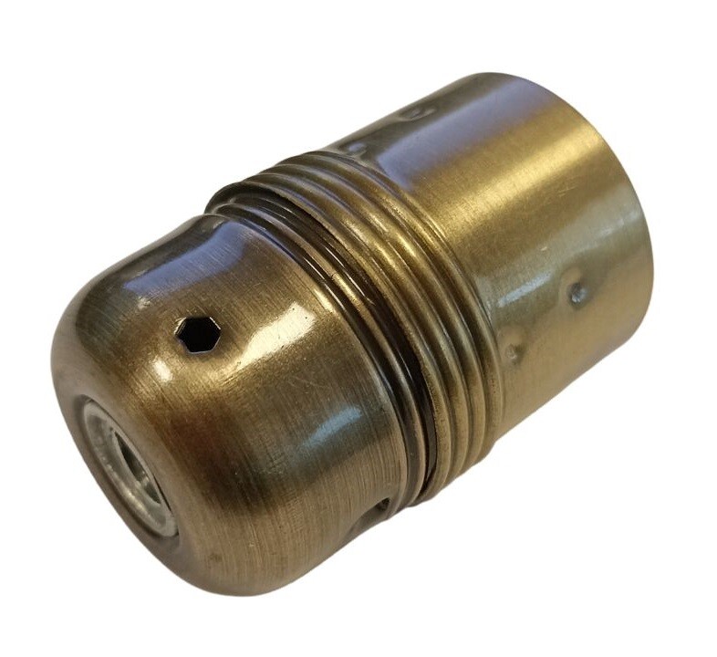 pORTALAMPARAS E27 LATONADO GSC          