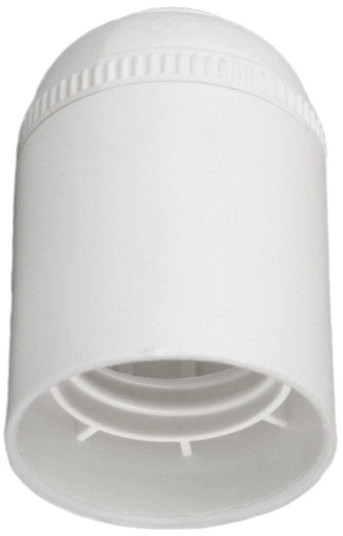 pORTALAMPARAS LISO E27 BLANCO SOLERA         