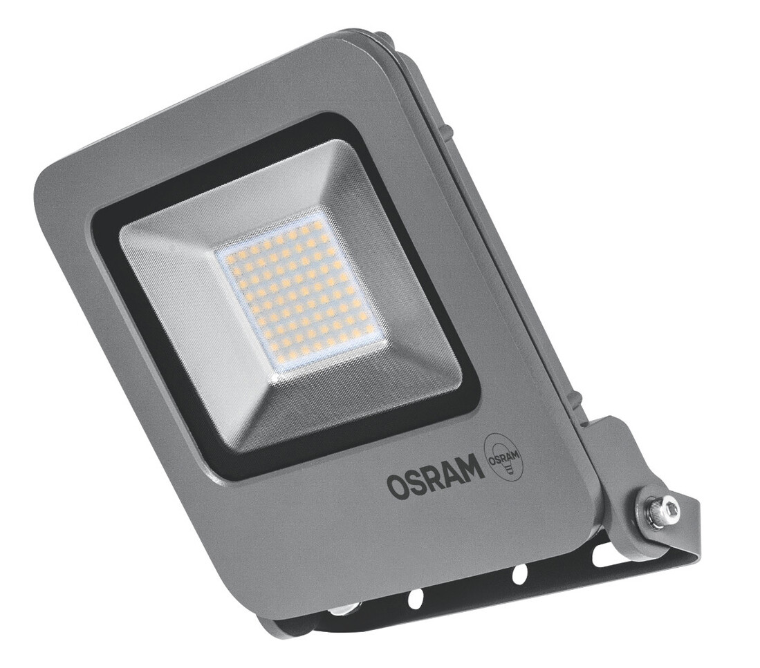 pROYECTOR LED EXTERIOR 50W 3000K IP65 GRIS OSRAM      