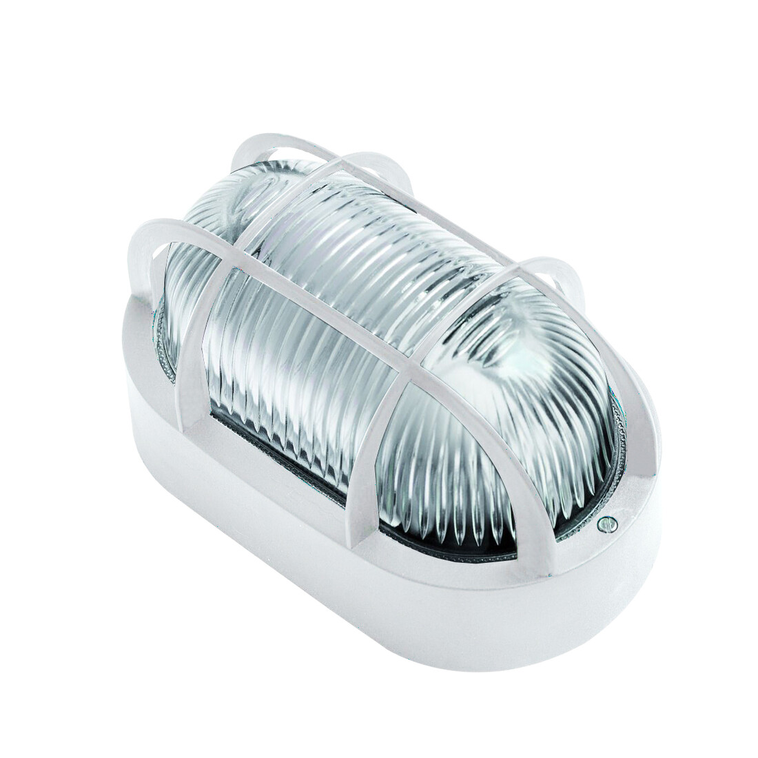 oVAL APLIQUE 60kW ESTANCO OVAL BLANCO          