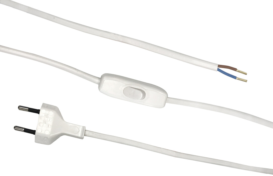 cONEXION BLANCO CON INTERRUPTOR ALG 1,5m