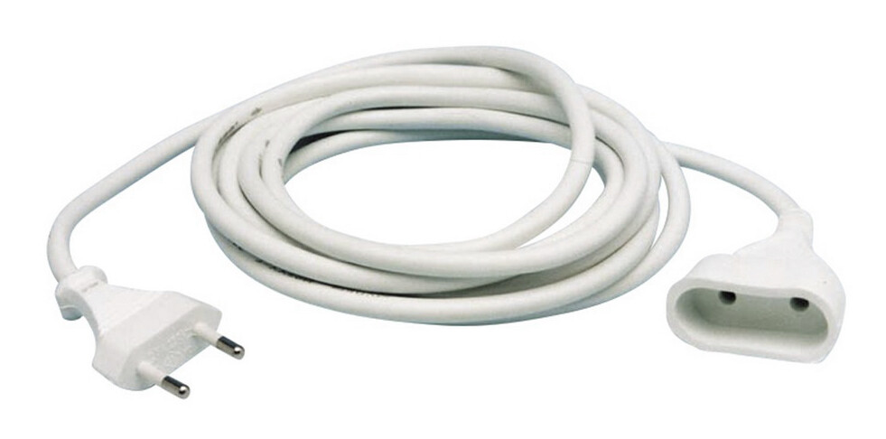 pROLONGACION 2x1mm MANGUERA 2m BLANCA F-BRIGHT