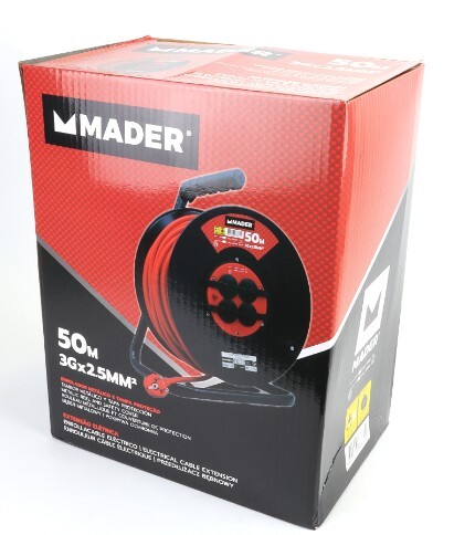 eNROLLACABLES 4T EXTENSIBLE 3x2,5mm IP44 MADER 50m        