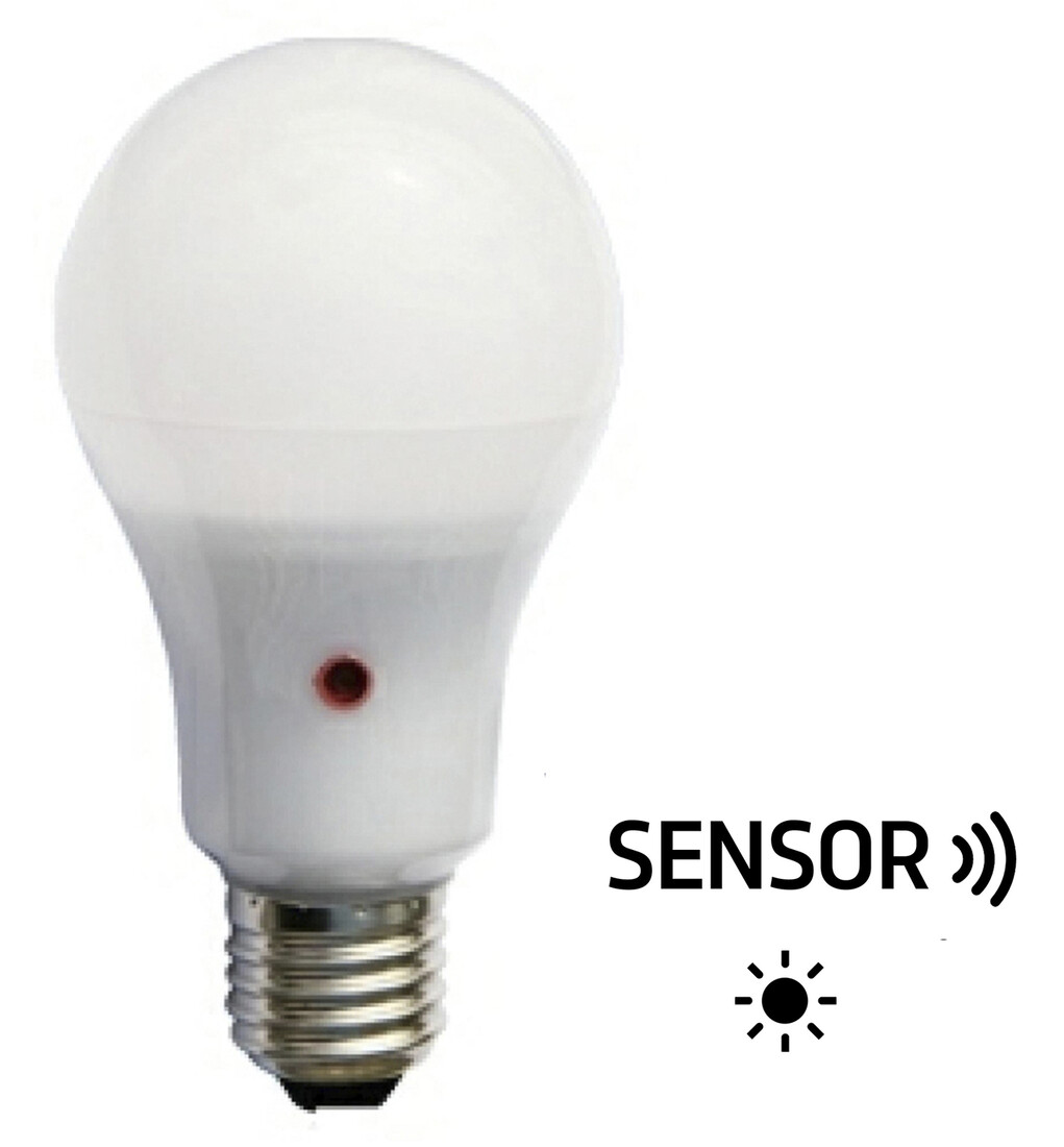 lAMPARA STANDARD LED SENSOR 12W E27 3000K       
