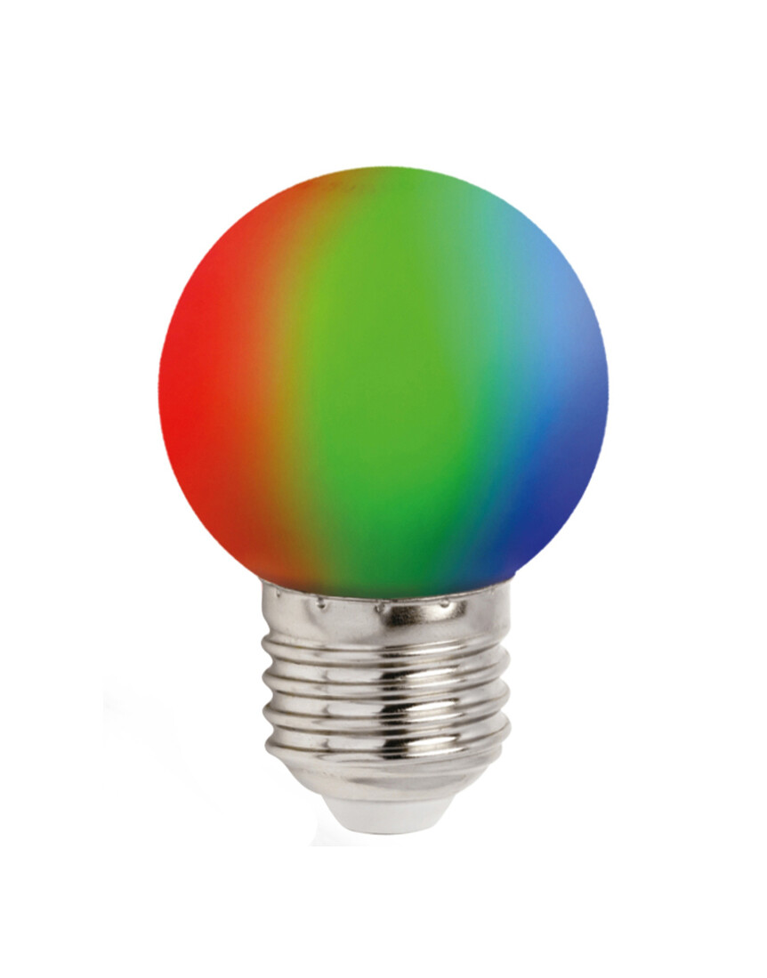 lAMPARA ESFERICA LED 1W RGB SPECTRUM        