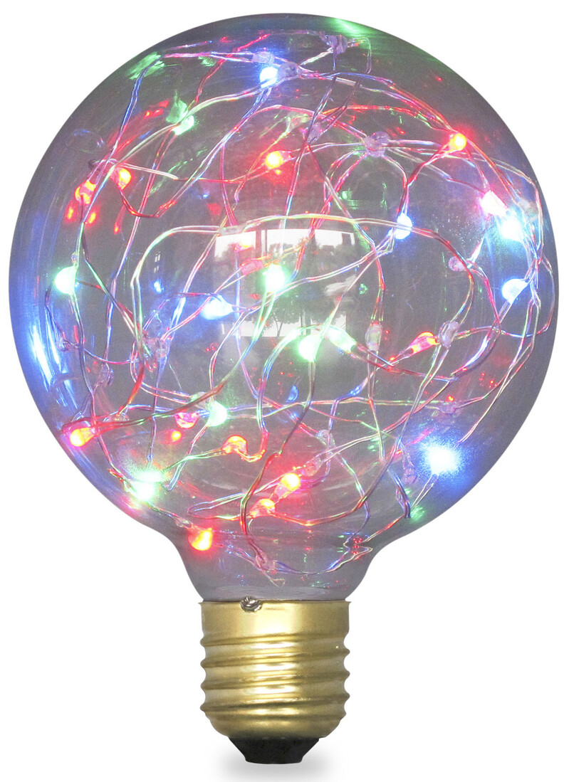 lAMPARA LED GLOBO STARLIGHT 2W E27 RGB G95      