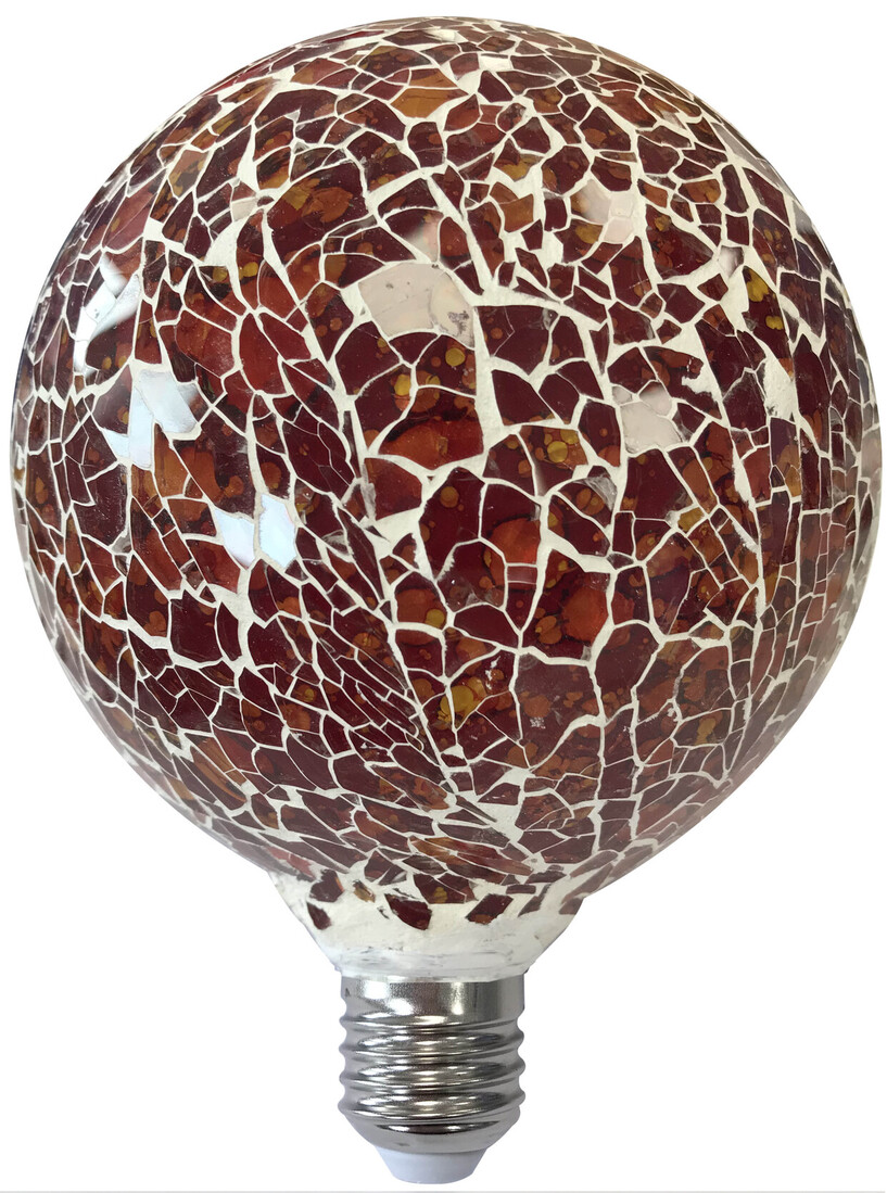 lAMPARA LED TIFFANY E27 4W NARANJA        