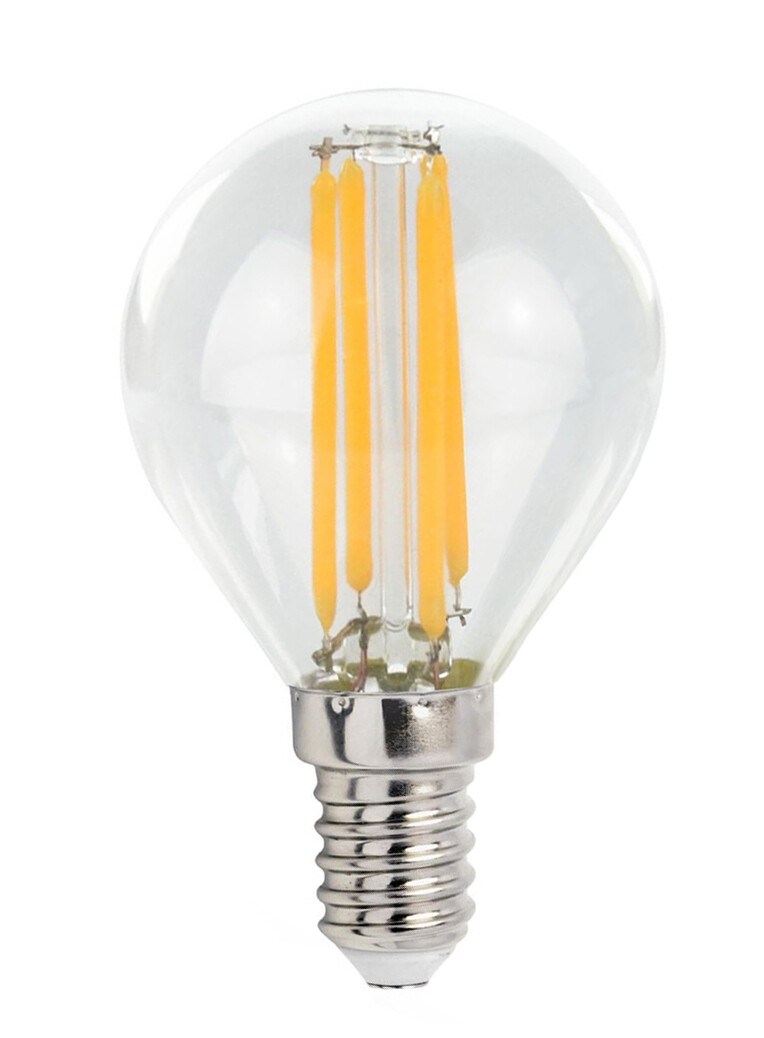 lAMPARA ESFERICA LED CRISTAL 6W E14 4000K SPECTRUM      