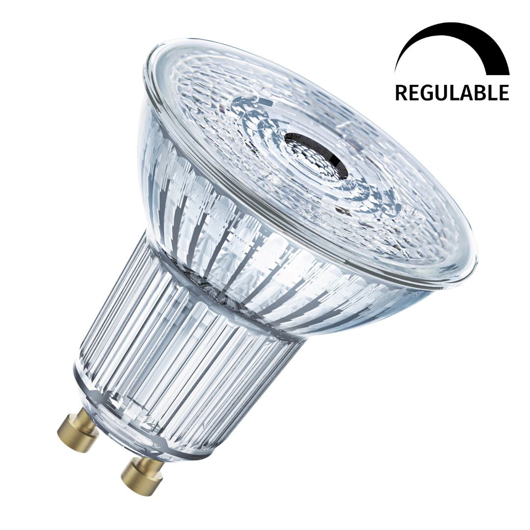 lAMPARA PAR16 LED REGULABLE GU10 8W 2700K 36° SUPERSTAR OSRAM    