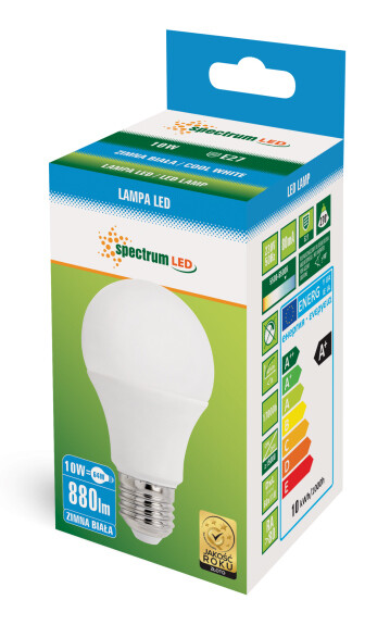 lAMPARA STANDARD LED 9W E27 6000K 980Lm       
