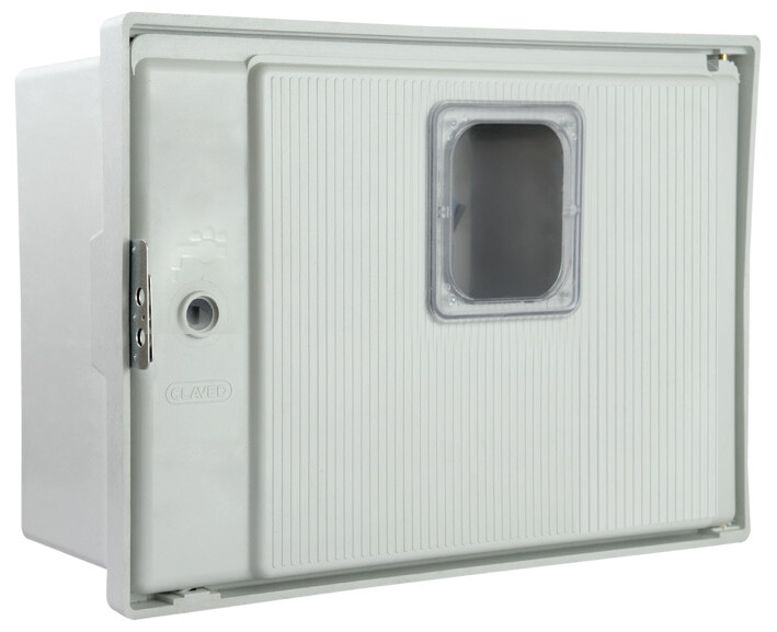 cAJA PARA CONTADOR DE AGUA C/MIRILLA CLAVED       