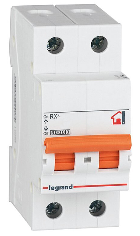 iNTERRUPTOR MAGNETOTERMICO 2 x 25A LEGRAND