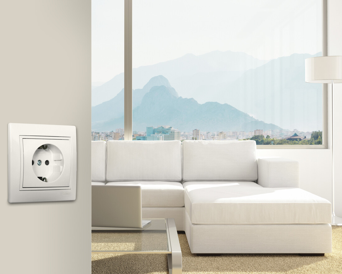 bASE DOBLE SCHUKO 2P+T BLANCA SERIE EUROPA       