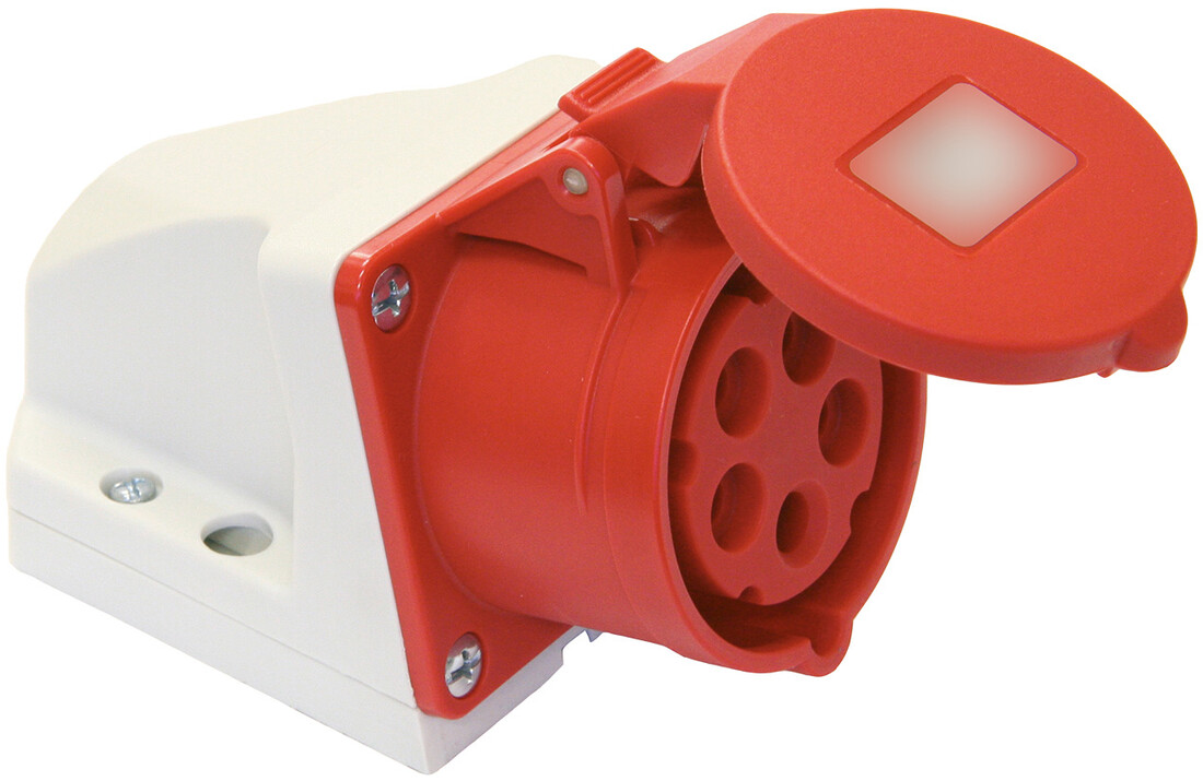 bASE SUPERFICIE CETAC 3P+N+T ROJO 16A 400V SOLERA