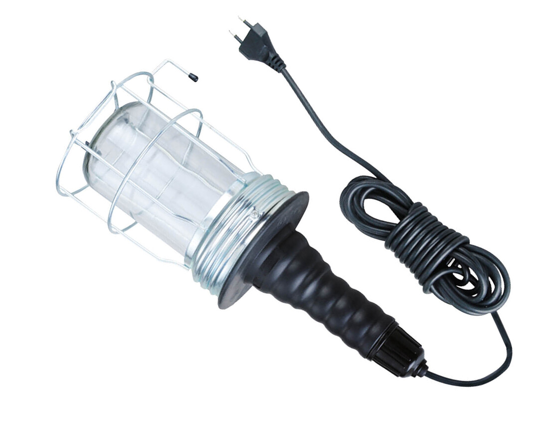 lAMPARA 60W CON REJILLA DE TRABAJO PORTATIL 5m