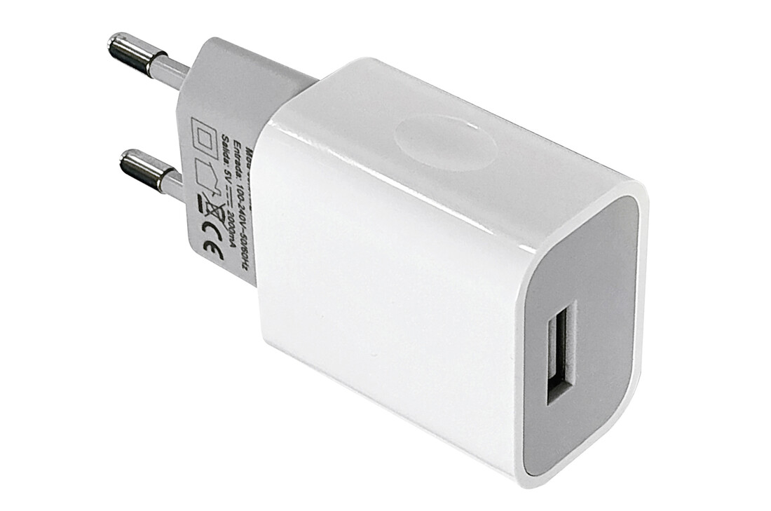 cARGADOR USB RAPIDO 1 PUERTO 5V 2000mA       