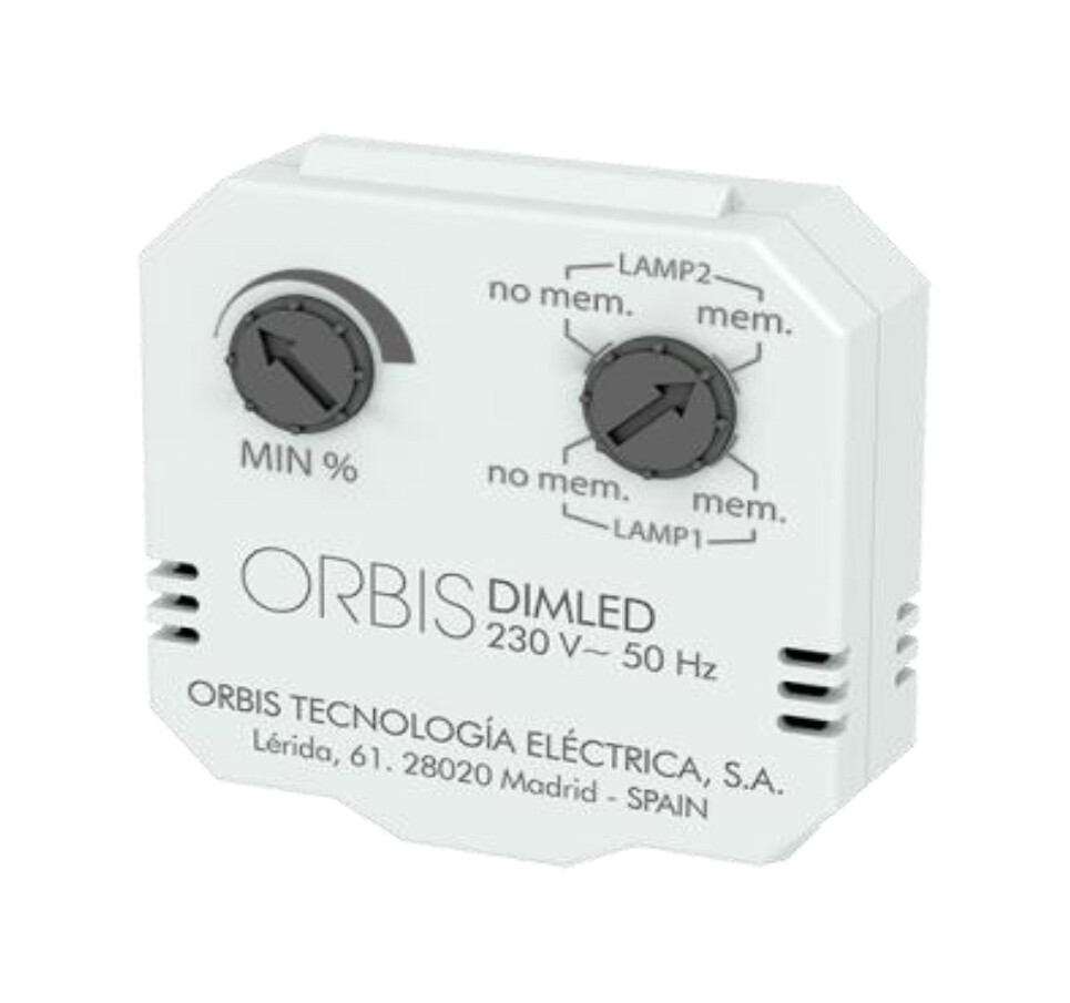 lUZ PARA CAJA MECANISMO DIMLED ORBIS
