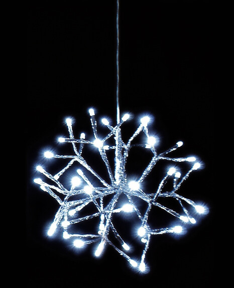 gUIRNALDA BLANCO FRIO ESTRELLAS 48 LEDS 5m         