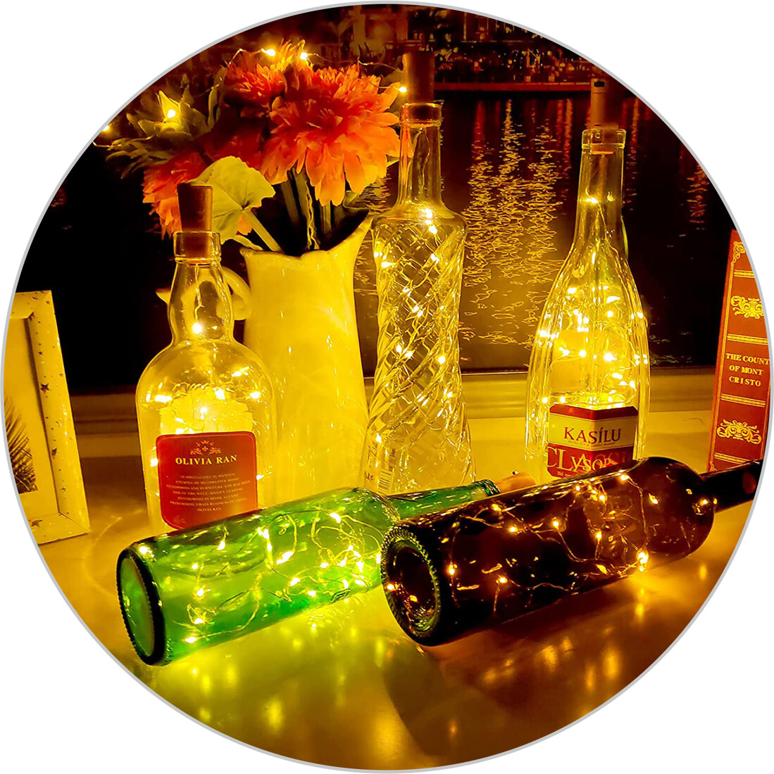 hILO RGB LUMINOSO LED P/BOTELLA 2m 3xLR44 ELECTRO DH     