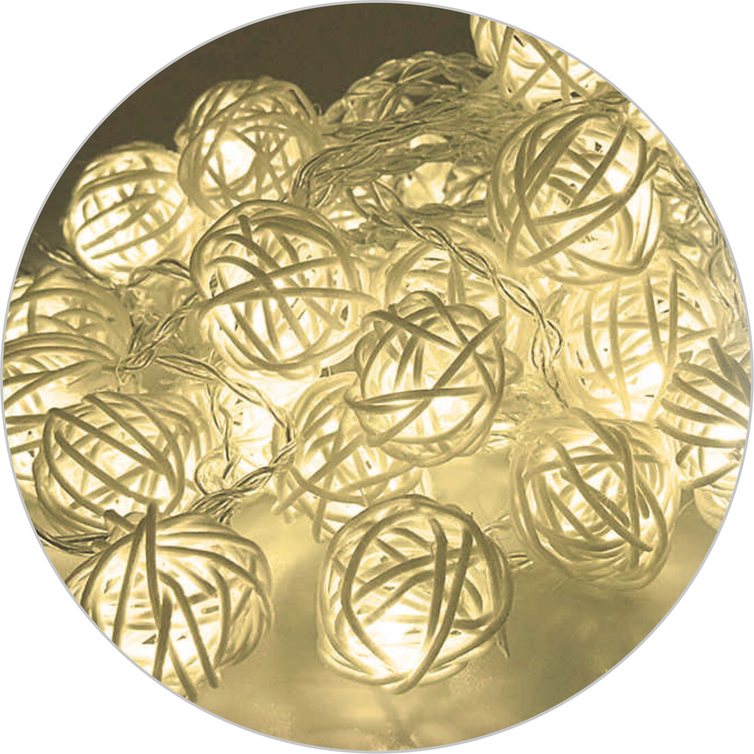 gUIRNALDA 30LEDS C/MANDO 3200K 3xAAELECTRO DH 6m        