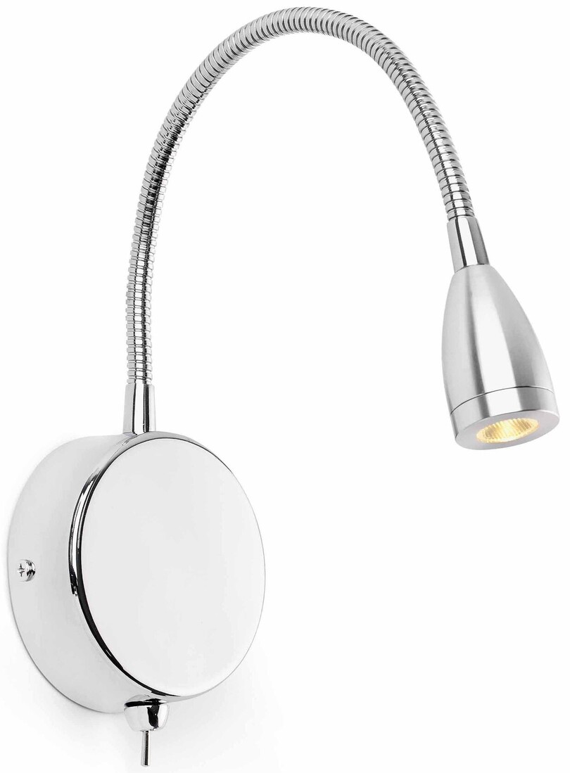 aRTICULADO APLIQUE LED LECTOR CROMO 3W 3000K       