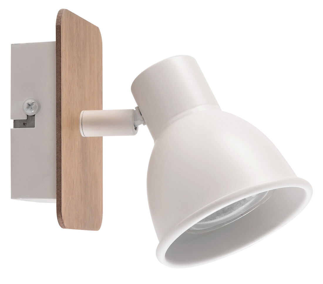 fOCO MADERA MIKO 1xGU10 BLANCO         