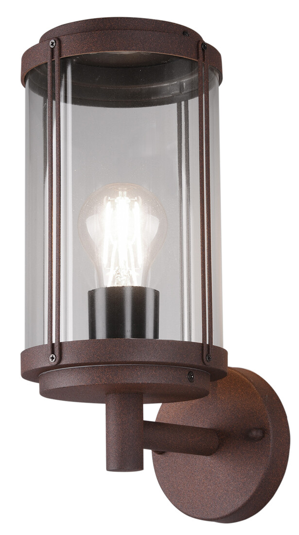 aPLIQUE PARED ALUMINIO OXIDO TANARO E27 IP44 TRIO      