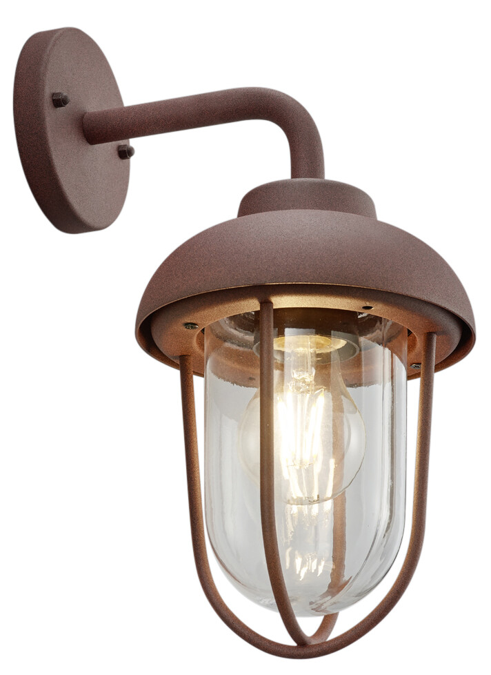 aPLIQUE ÓXIDO ALUMINIO DUERO E27 IP44 TRIO       