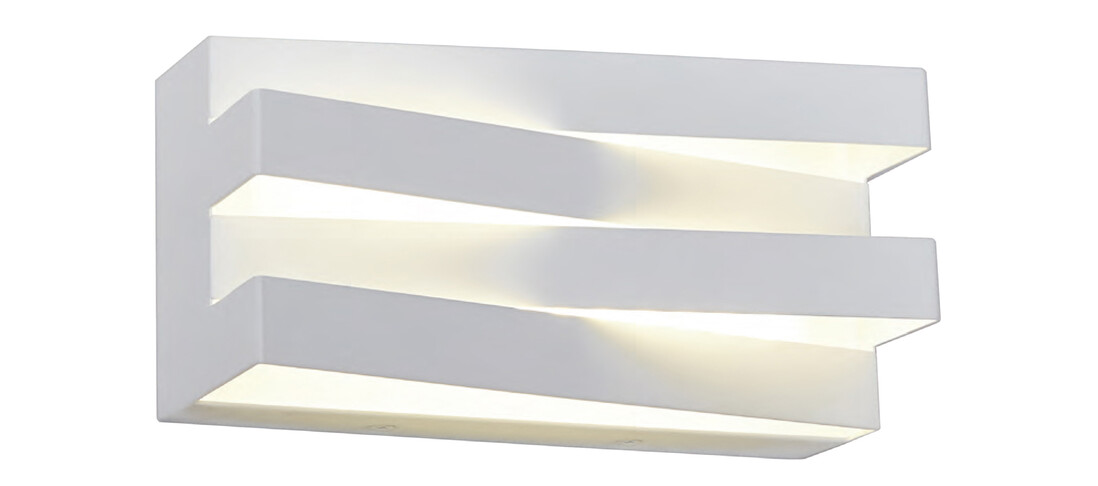 cROSS APLIQUE LED PARED 12W 4000K BLANCO       