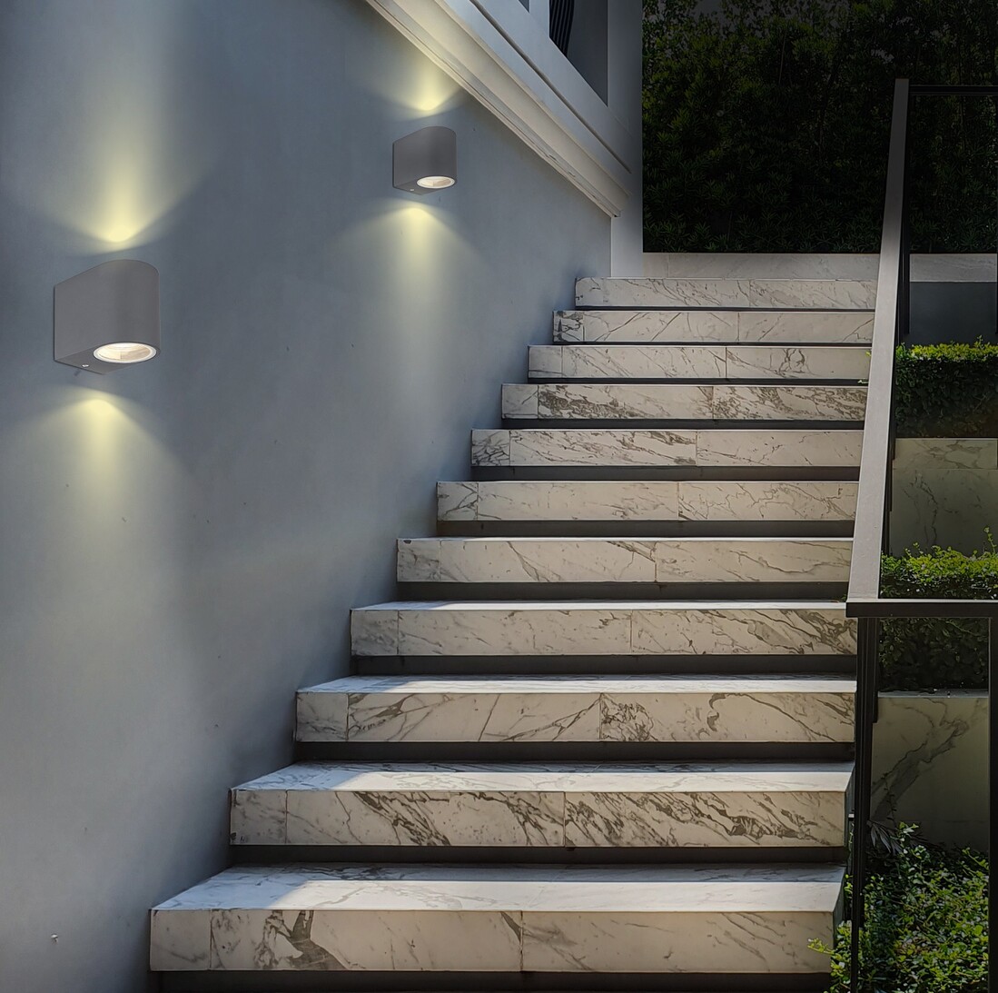 gLOBO APLIQUE EXTERIOR 35W ALUMINIO ANTRACITA 1XGU10 IP44 VERONIKA GLOBO     