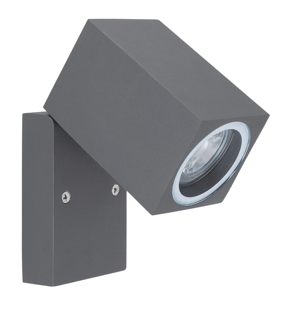 1XGU10 APLIQUE EXTERIOR 35W ALUMINIO ANTRACITA IP44 VERONIKA GLOBO     