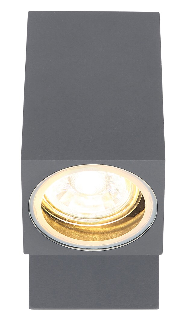 1XGU10 APLIQUE EXTERIOR 35W ALUMINIO ANTRACITA IP44 VERONIKA GLOBO     