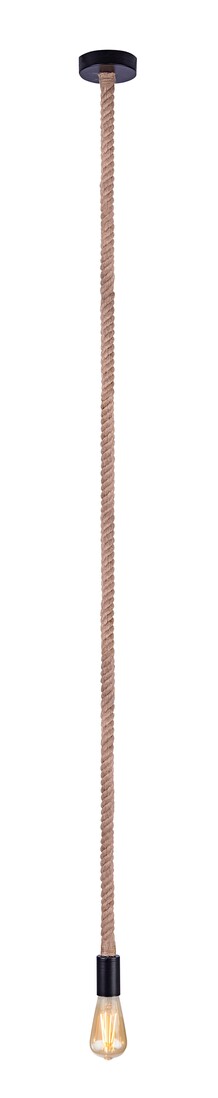 lAMPARA COLGANTE METAL NEGRO 1XE27 60W ULLEU GLOBO      