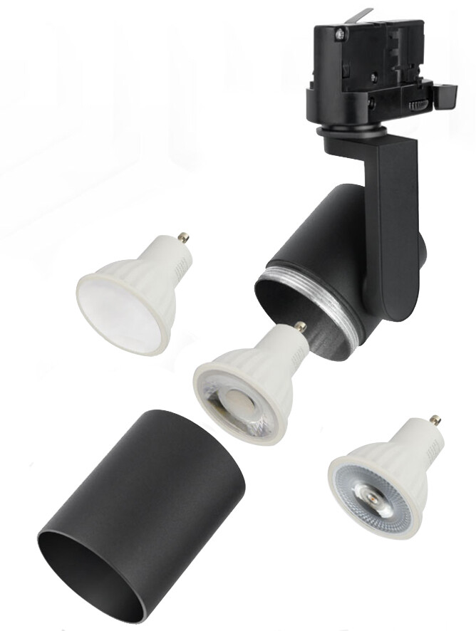 fOCO CARRIL NEGRO 1xGU10 MADARA SPECTRUM        