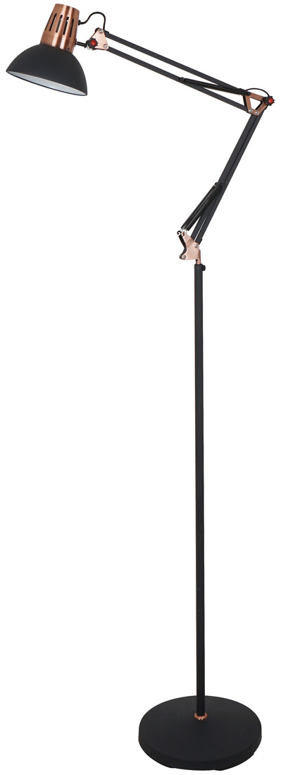 lAMPARA DE PIE TIPO FLEXO COBRE E27 GABON      