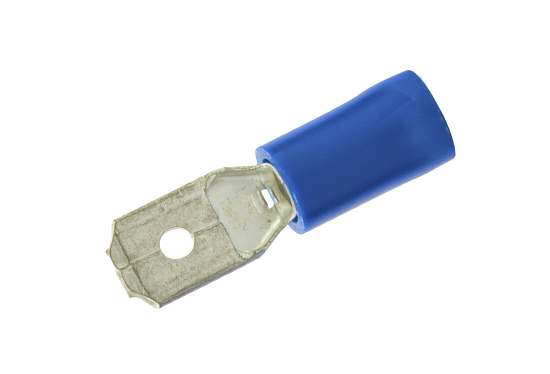 tERMINAL P/HEMBRA 6,3x0,8 LENGUETA AISLADA AZUL 100ud COPAIN      