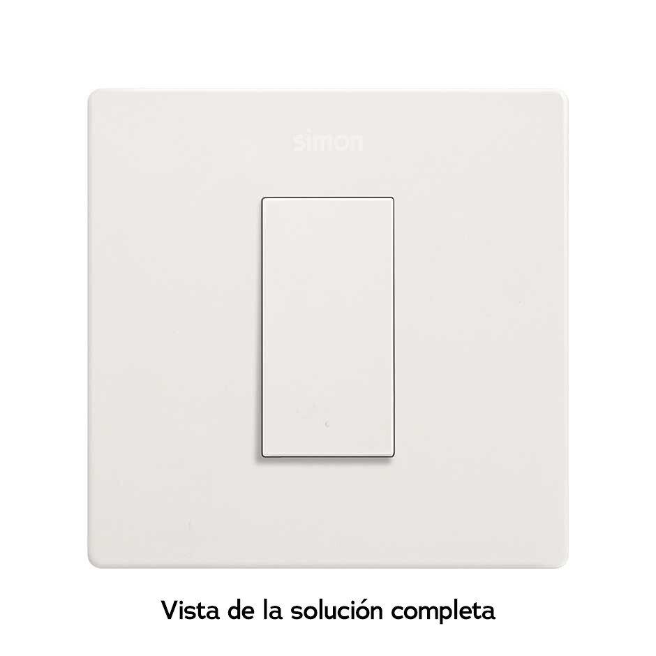 cONMUTADOR PULSANTE ESTRECHO SERIE SIMON 270        