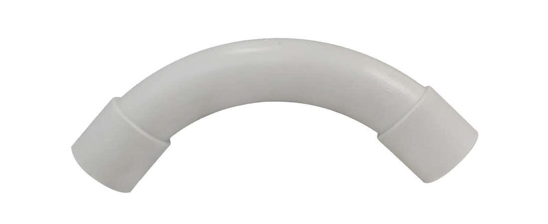 tUBO CURVA CORTA RIGIDO M-16 GRIS IP40 TUPERSA      