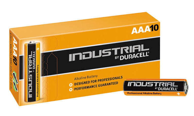pILAS ALCALINA LR03 AAA DURACELL INDUSTRIAL 10 UND