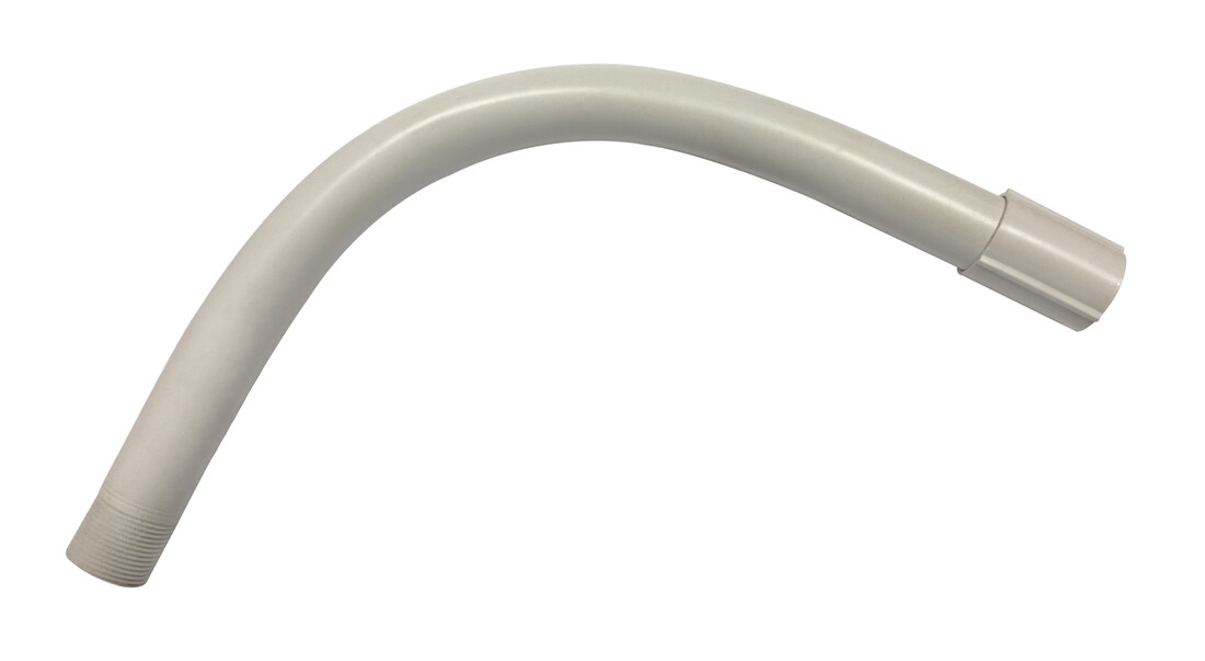 tUBO RIGIDO CURVO ROSCADO M-16 GRIS TUPERSA       