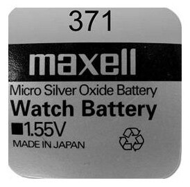 pILA MAXELL BOTON OXIDO DE PLATA RELOJ SR920SW      